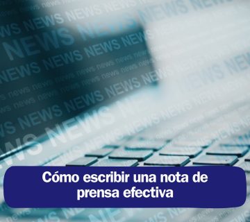 Cómo escribir una nota de prensa